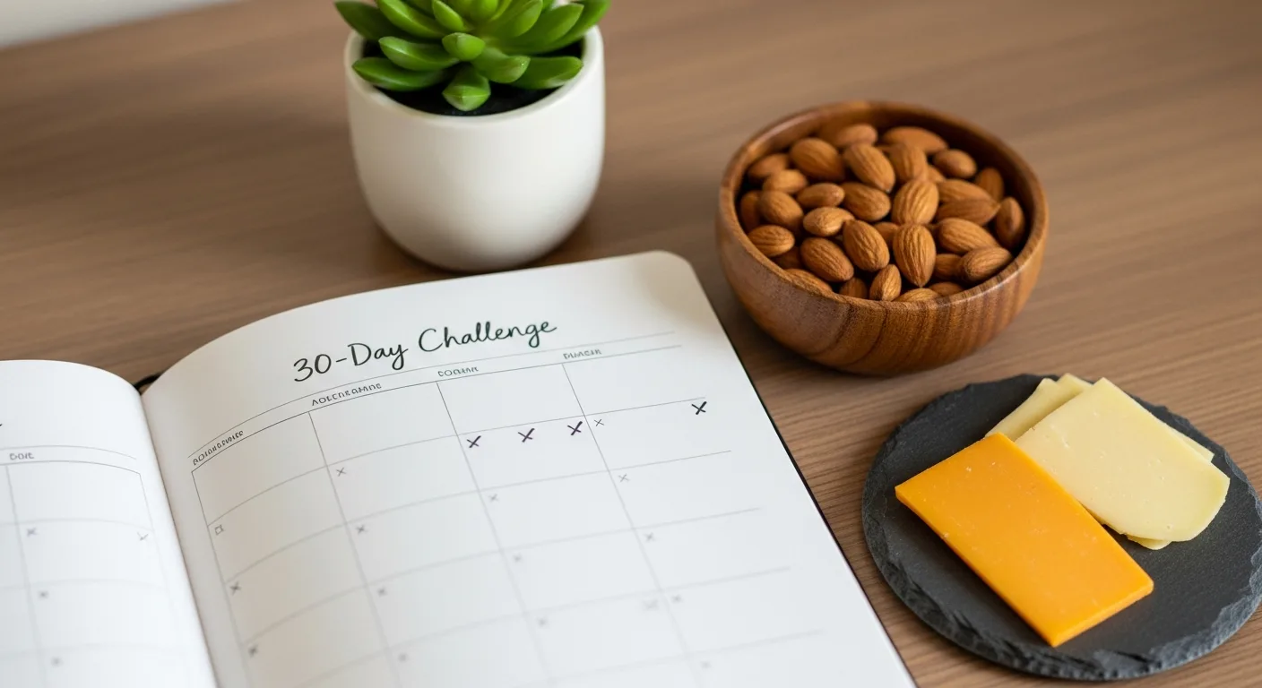 30-day challenge planning calendar
